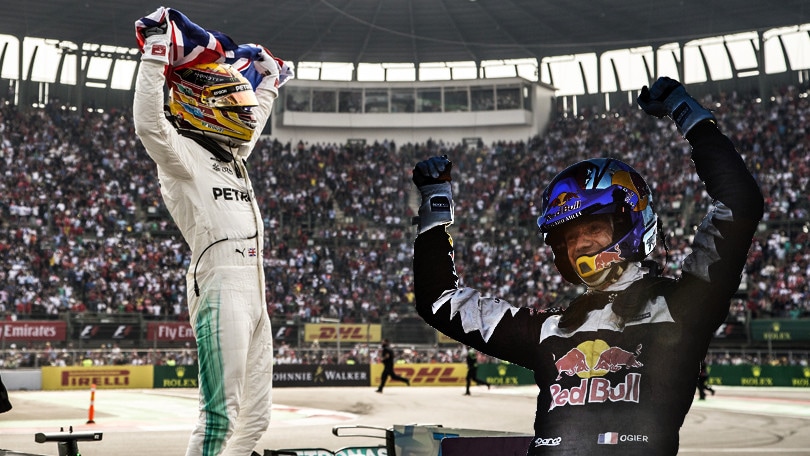 Hamilton e Ogier: la domenica dei giganti