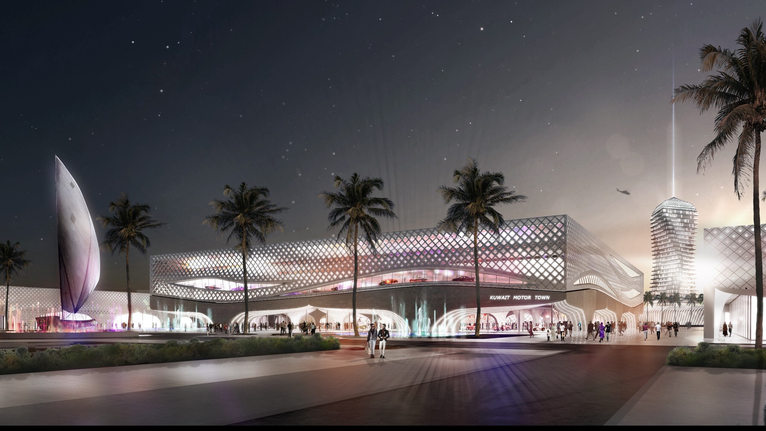 Kuwait Motor Town, quasi ultimata la nuova cattedrale nel deserto