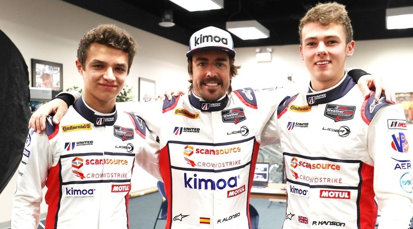 24 Ore Daytona: l'ambizioso Lando a scuola da Nando