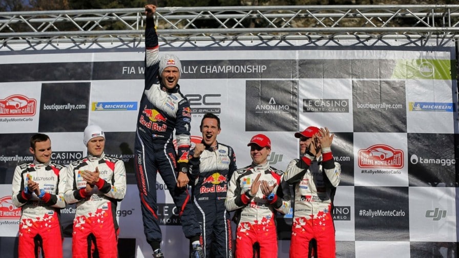 Rally di Montecarlo, Ogier Re per la quinta volta