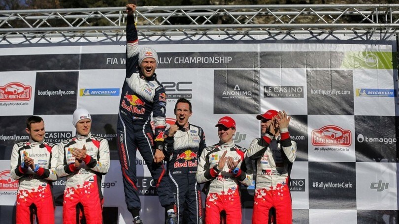 Rally di Montecarlo, Ogier Re per la quinta volta