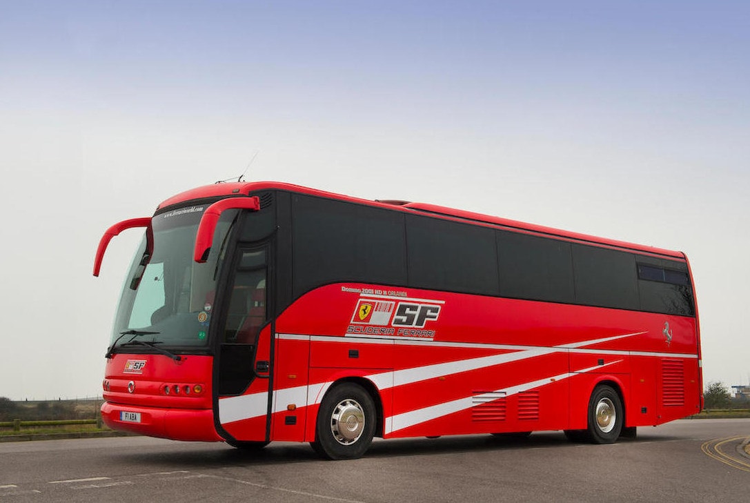All'asta il motorhome Ferrari dell'era Schumacher