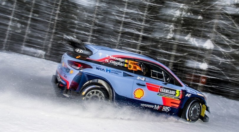 Rally di Svezia, tripletta Hyundai nella prima tappa