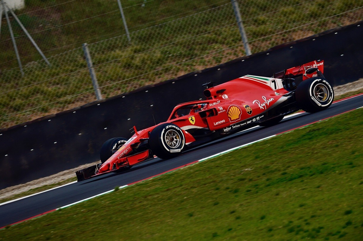 Test Formula 1 Barcellona, Raikkonen a scuola di SF71H