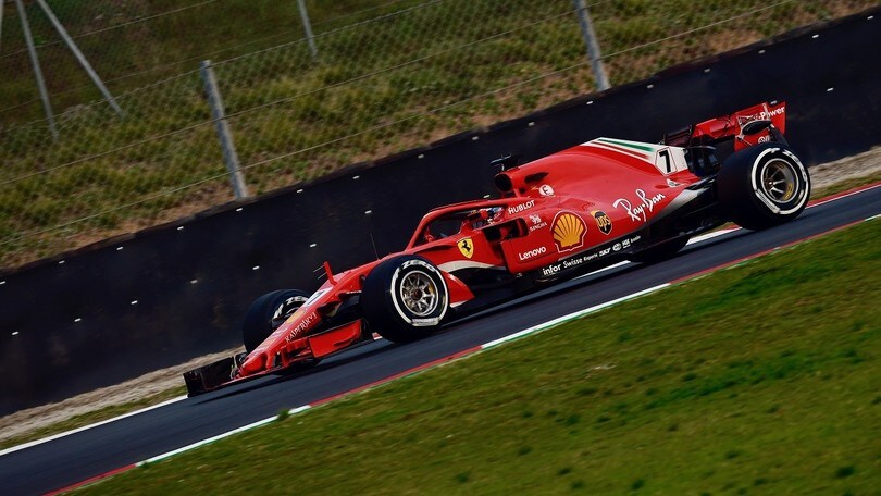 Test Formula 1 Barcellona, Raikkonen a scuola di SF71H