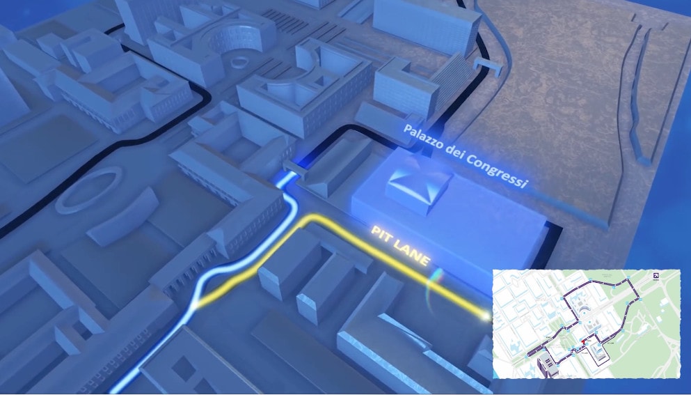 Formula E, il giro del circuito di Roma