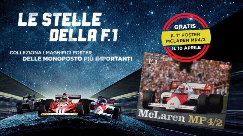 Le stelle della Formula 1 in edicola con Autosprint: McLaren MP4/2