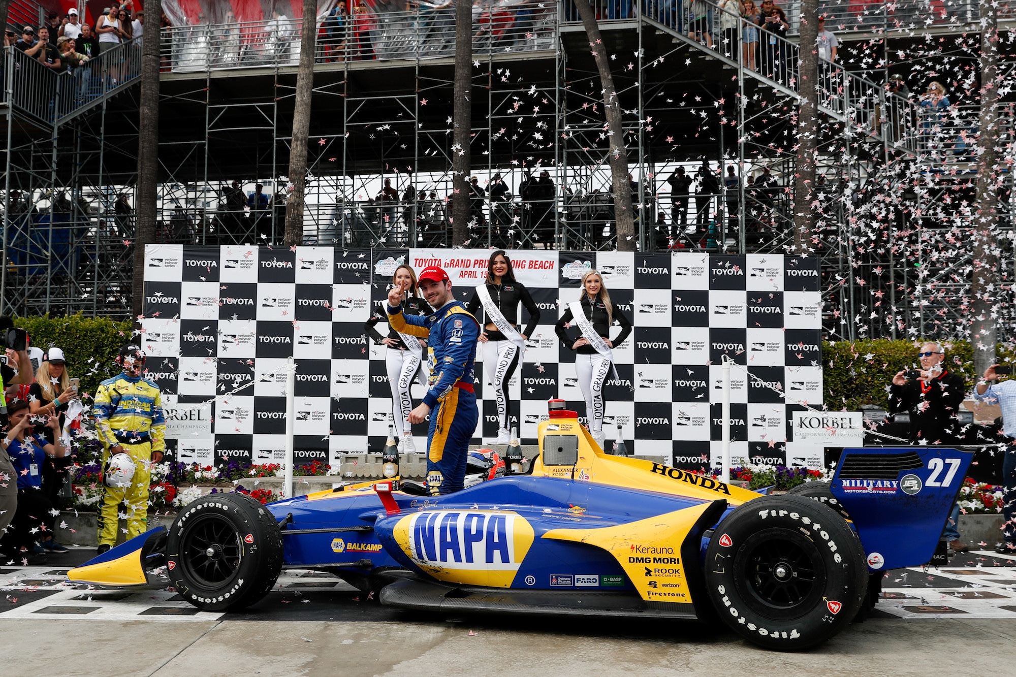 IndyCar: Rossi ancora sugli scudi a Long Beach
