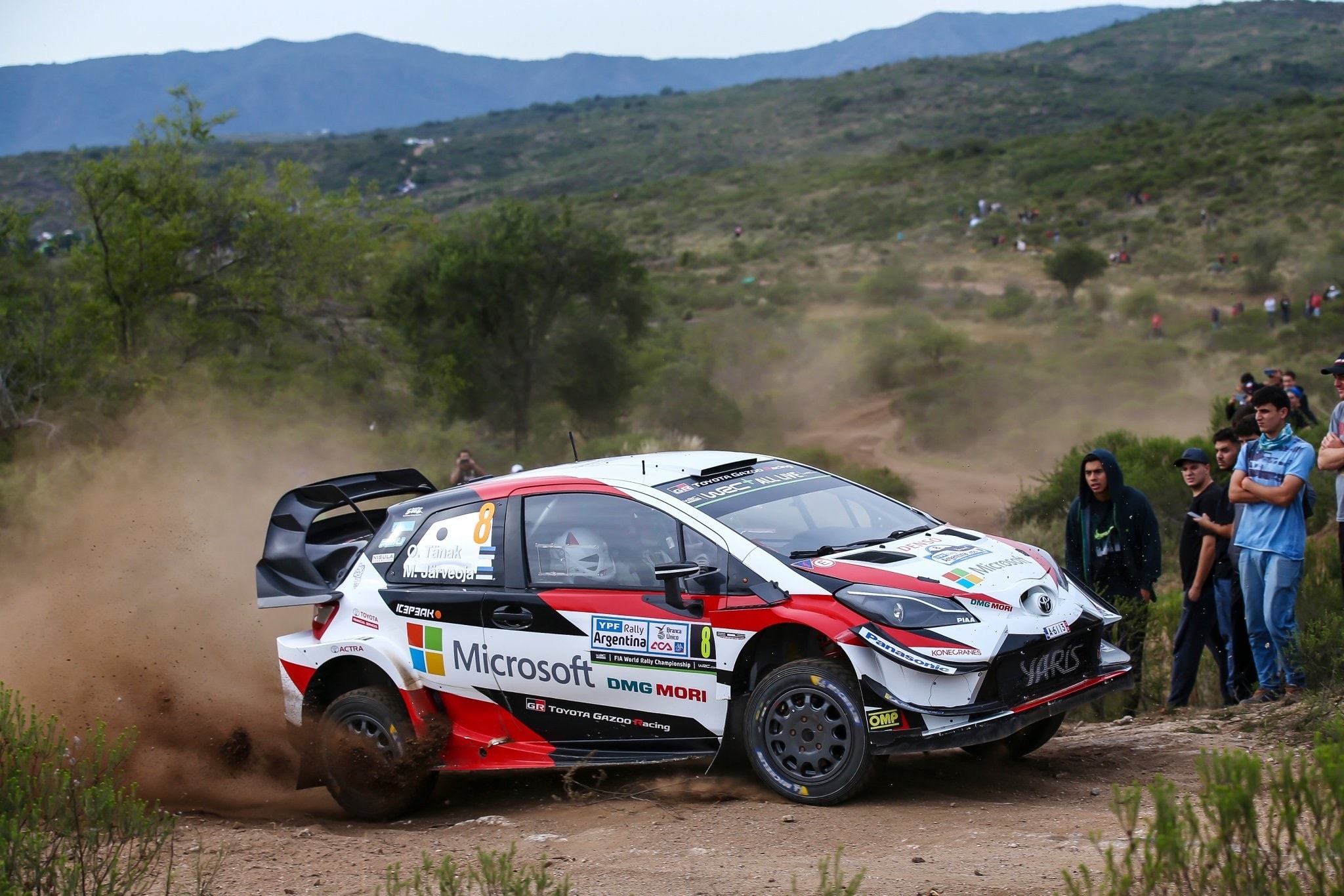 Rally di Argentina, Tanak al comando dopo la prima tappa