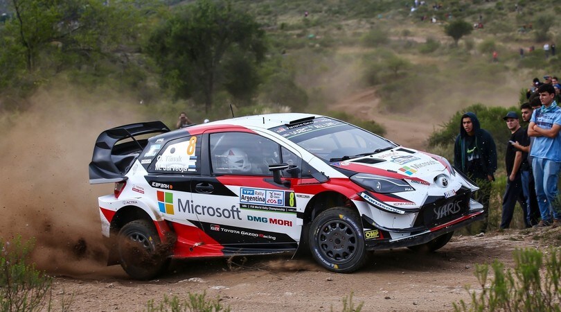 Rally di Argentina, Tanak al comando dopo la prima tappa
