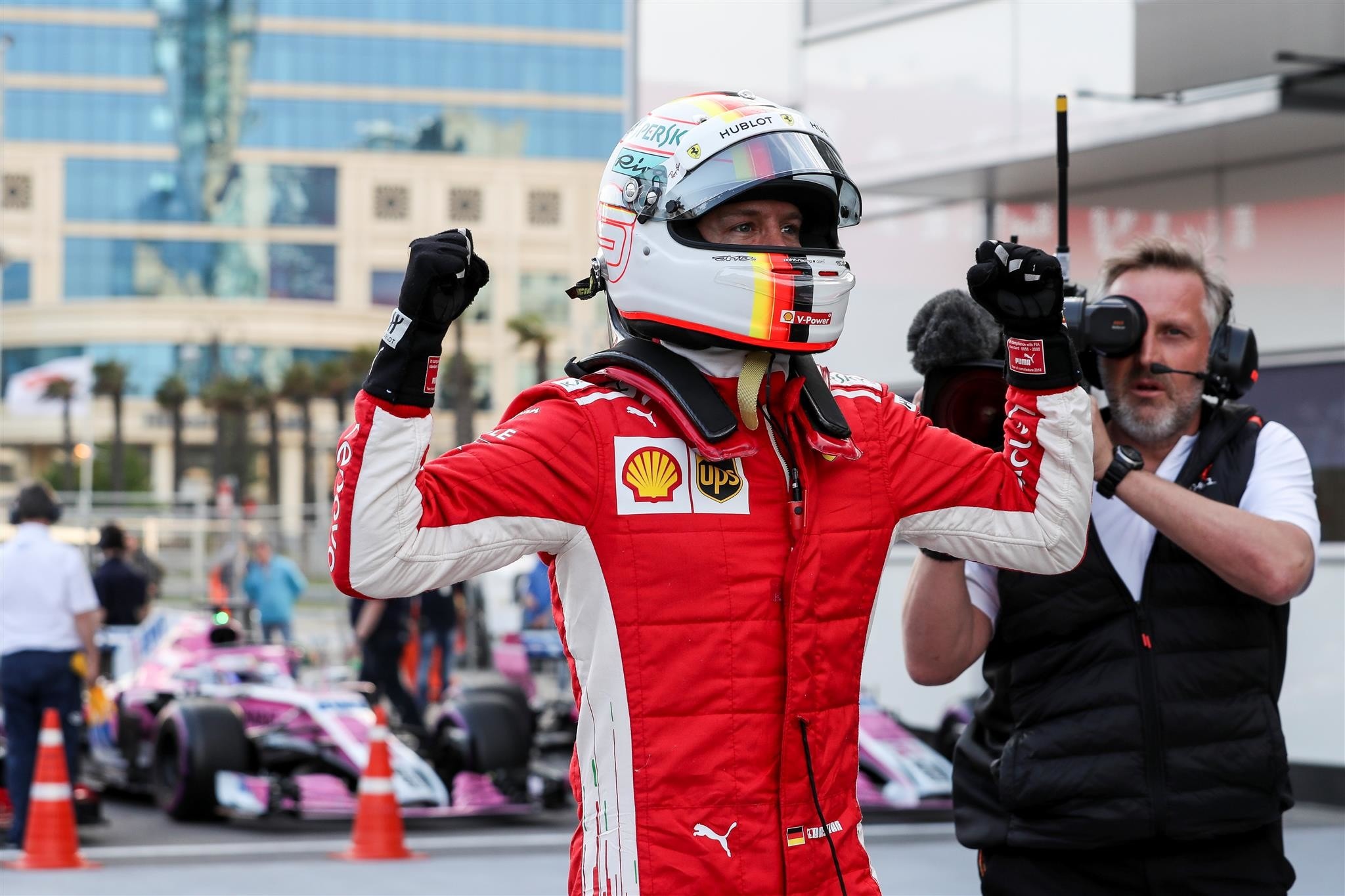 Formula 1 GP Baku: terza pole consecutiva per Vettel e Ferrari