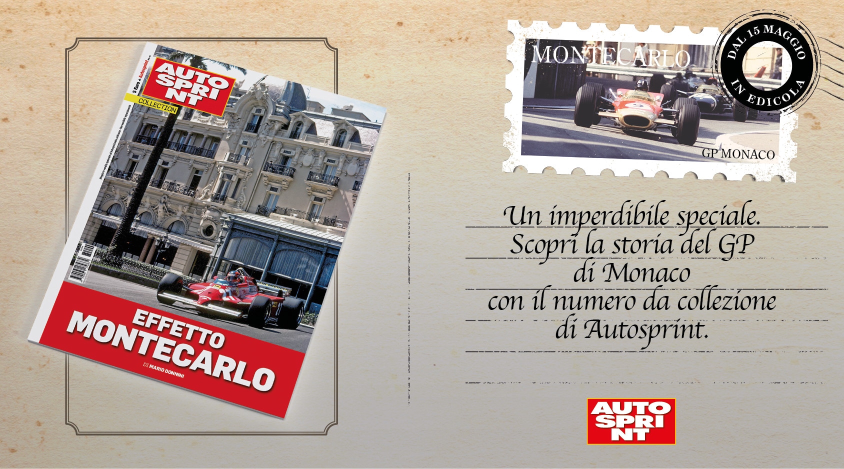 Effetto Montecarlo, un romanzo da corsa in edicola con Autosprint