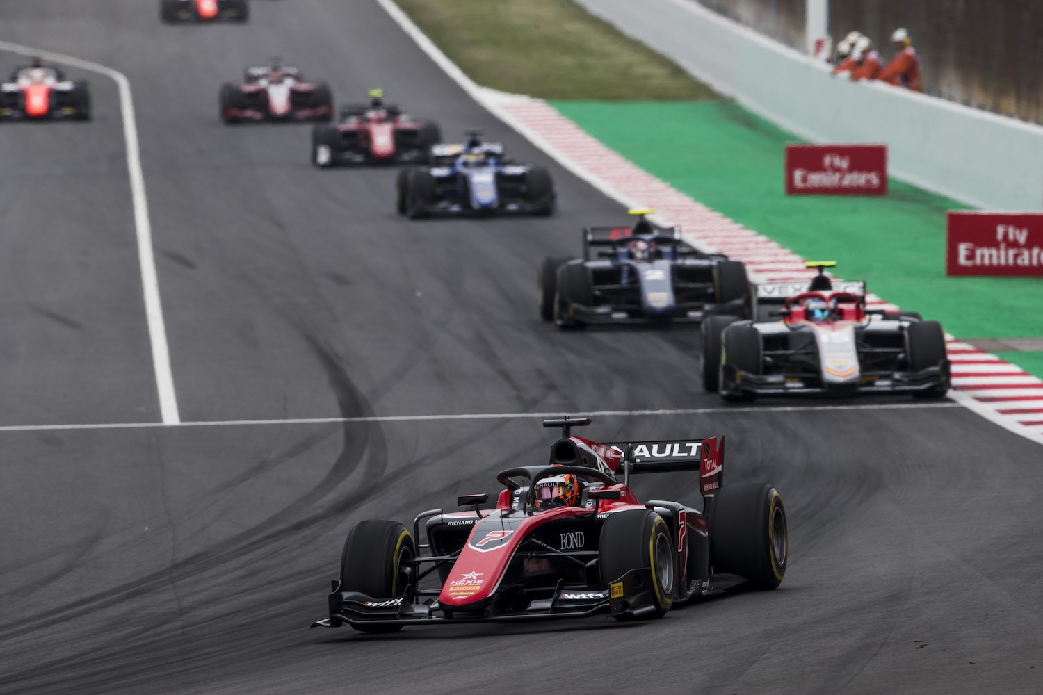 Formula 2 Spagna, Aitken rompe il ghiaccio nella Sprint Race