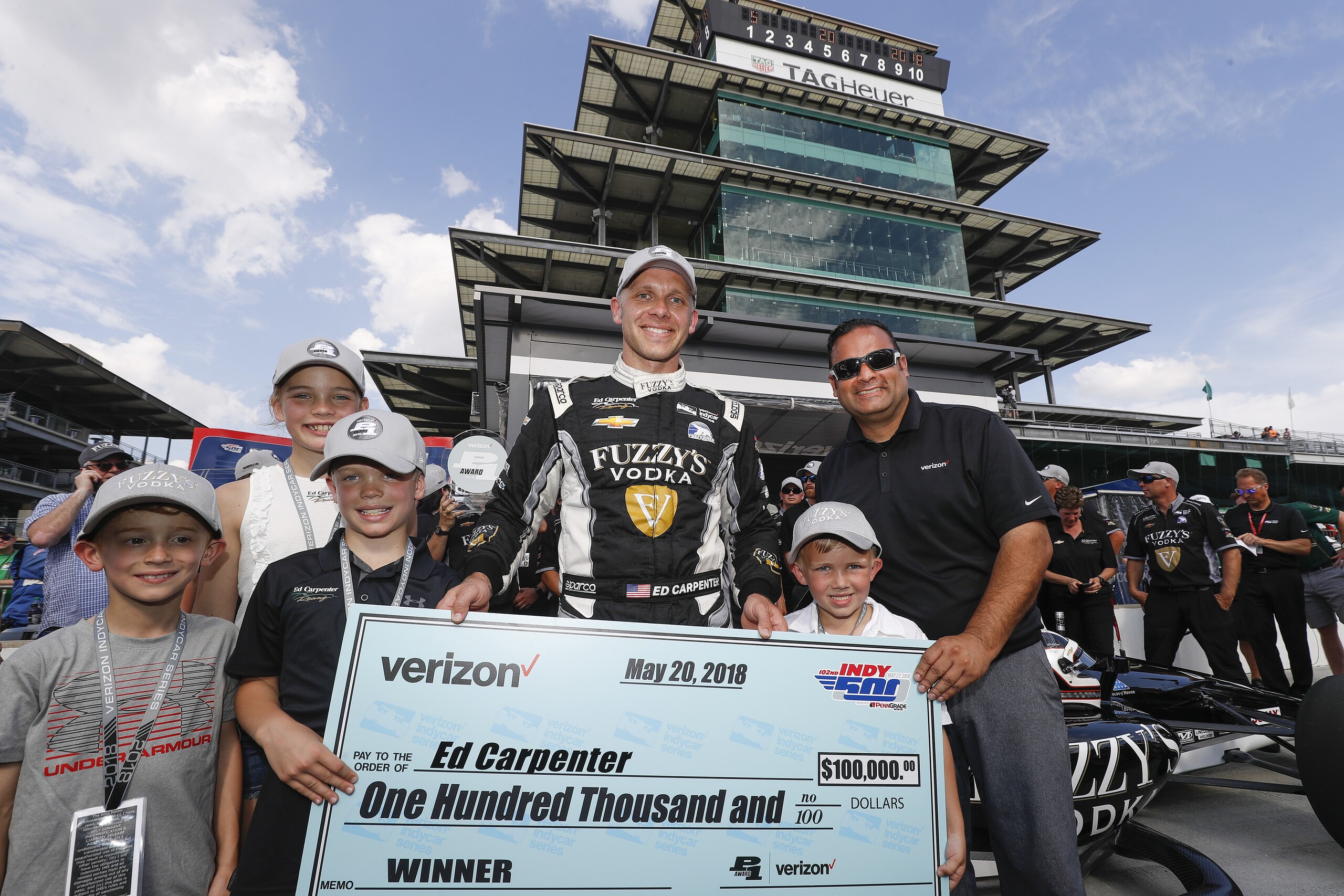 Indy500, Carpenter prima emozione di una gara che cambia la vita
