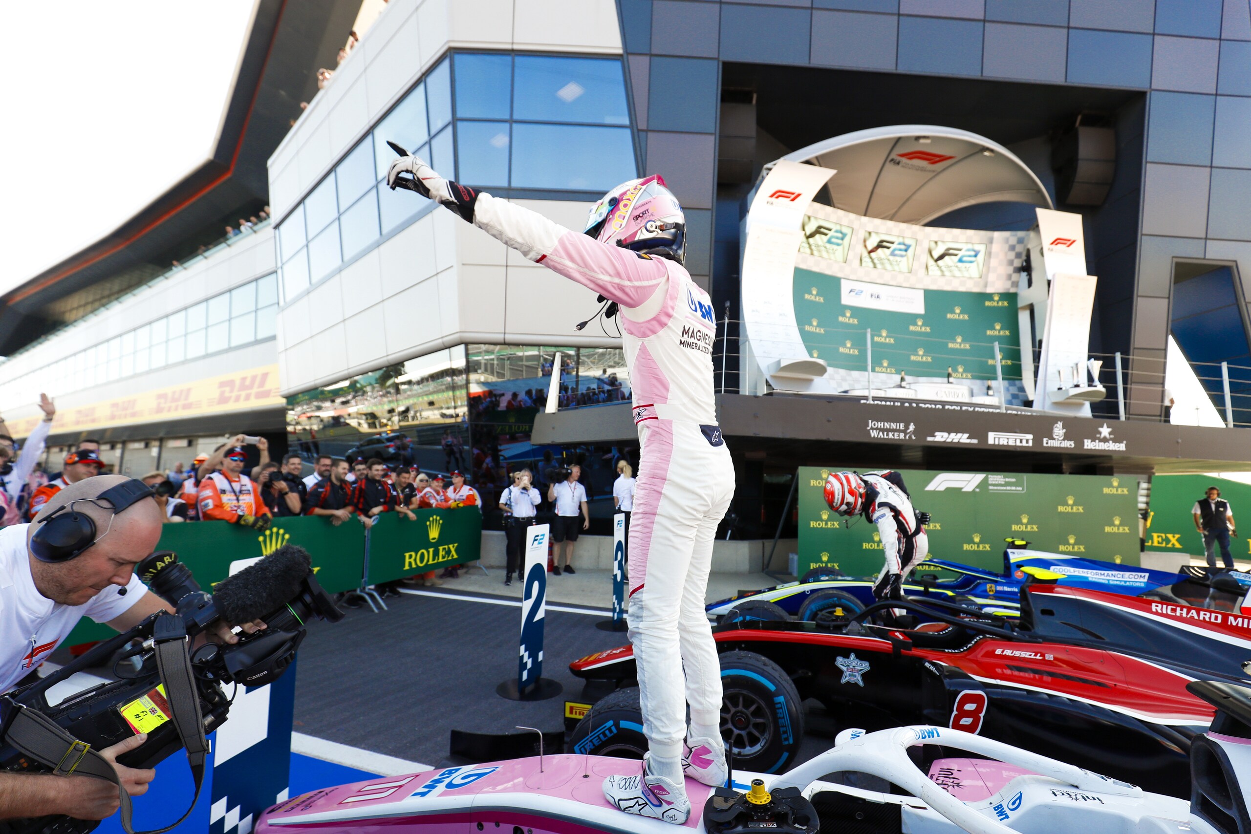 F2 Silverstone, primo centro per Gunther nella Sprint Race