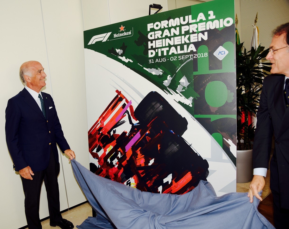Formula 1 Monza, presentato il manifesto del GP d'Italia