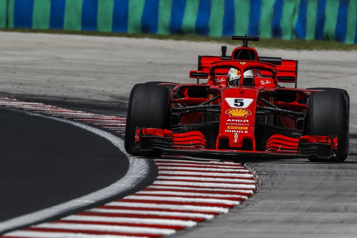 Formula 1 Ungheria, Vettel: una delle Ferrari migliori nel venerdì più duro
