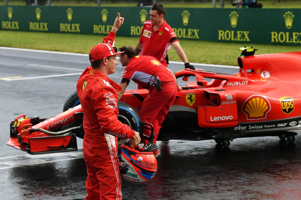 Formula 1 Ungheria, sorpresa Raikkonen: Ferrari veloce anche sul bagnato
