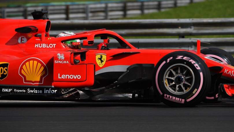 Hungaroring, Giovinazzi sulla Ferrari il più veloce nella prima giornata di test