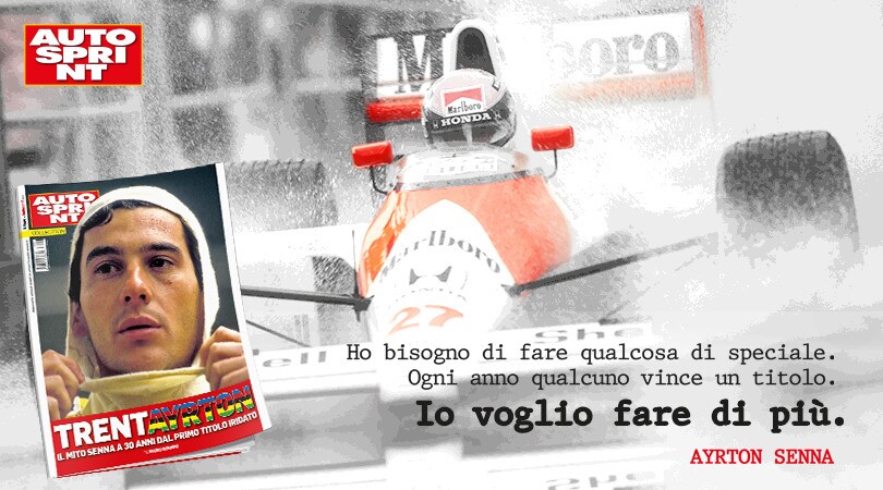 TrentAyrton: in edicola lo speciale sul primo mondiale di Senna