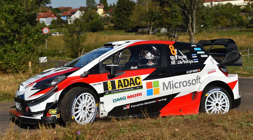 Rally Germania: Tanak chiude in testa la prima tappa