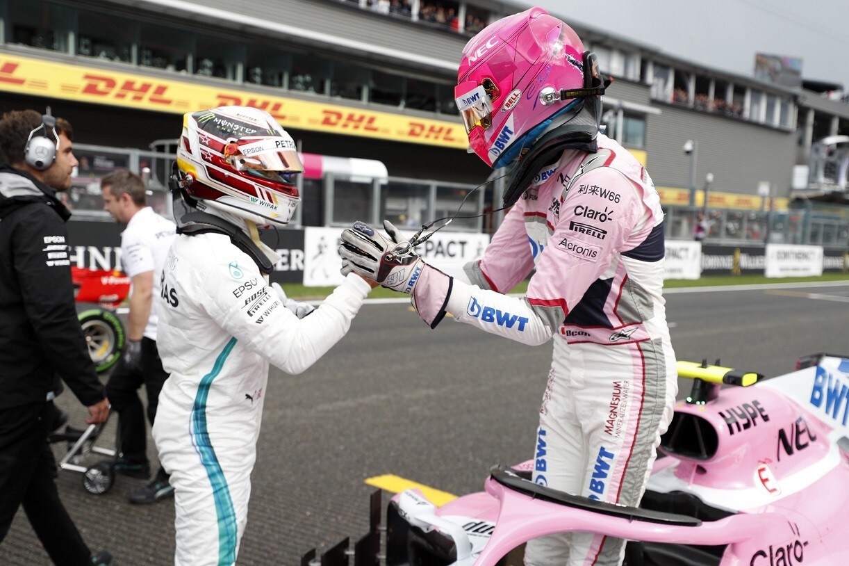 Formula 1 Belgio: Ocon da sogno incassa i complimenti di Hamilton