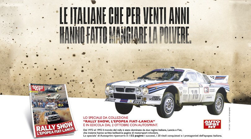 Rally Show, Autosprint porta in edicola l'epopea Fiat-Lancia