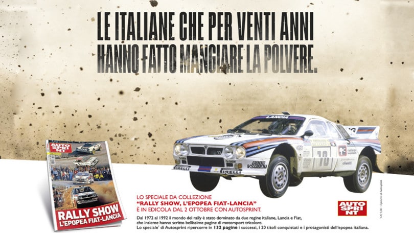 Rally Show, Autosprint porta in edicola l'epopea Fiat-Lancia
