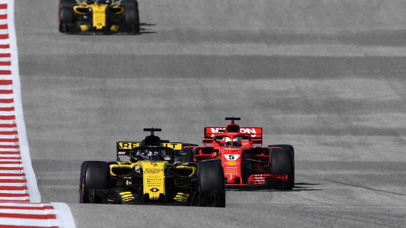 Formula 1 USA, Renault allunga in casa del nemico