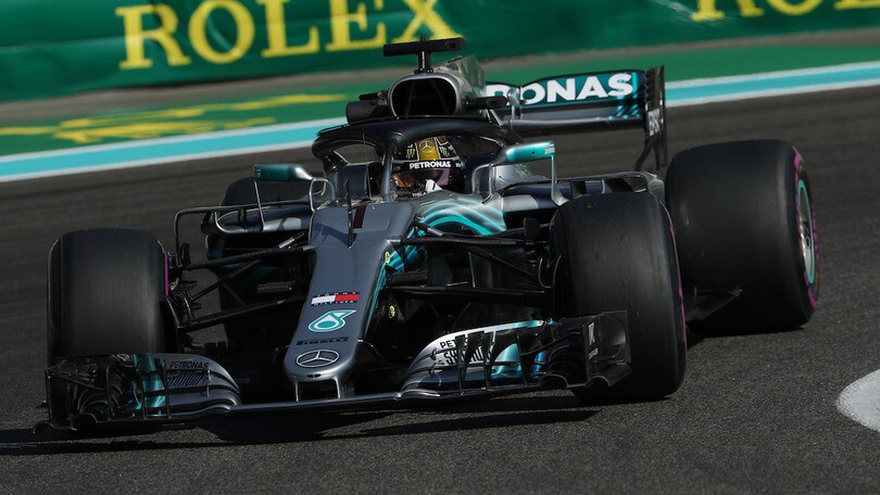 F1 GP Abu Dhabi, Hamilton in pista con la power unit del Brasile