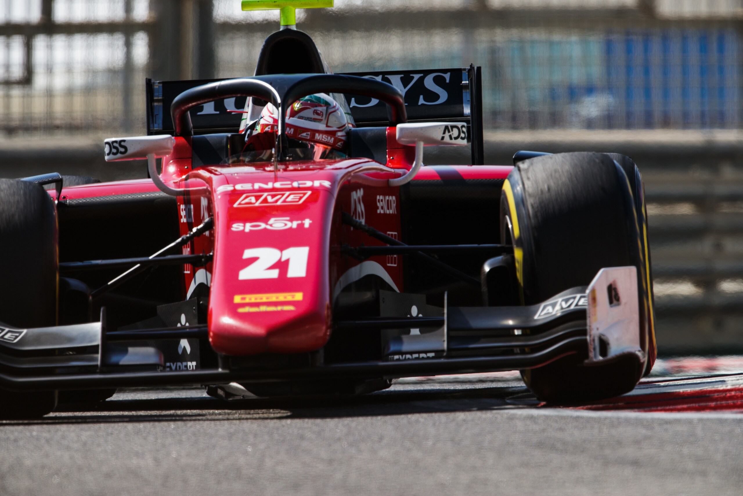 F2, Yas Marina, Sprint Race: Antonio Fuoco chiude la stagione con un successo