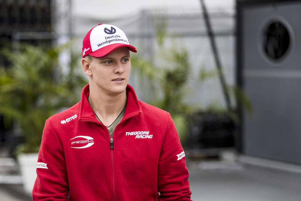 Mick Schumacher in Formula 2 con Prema nel 2019