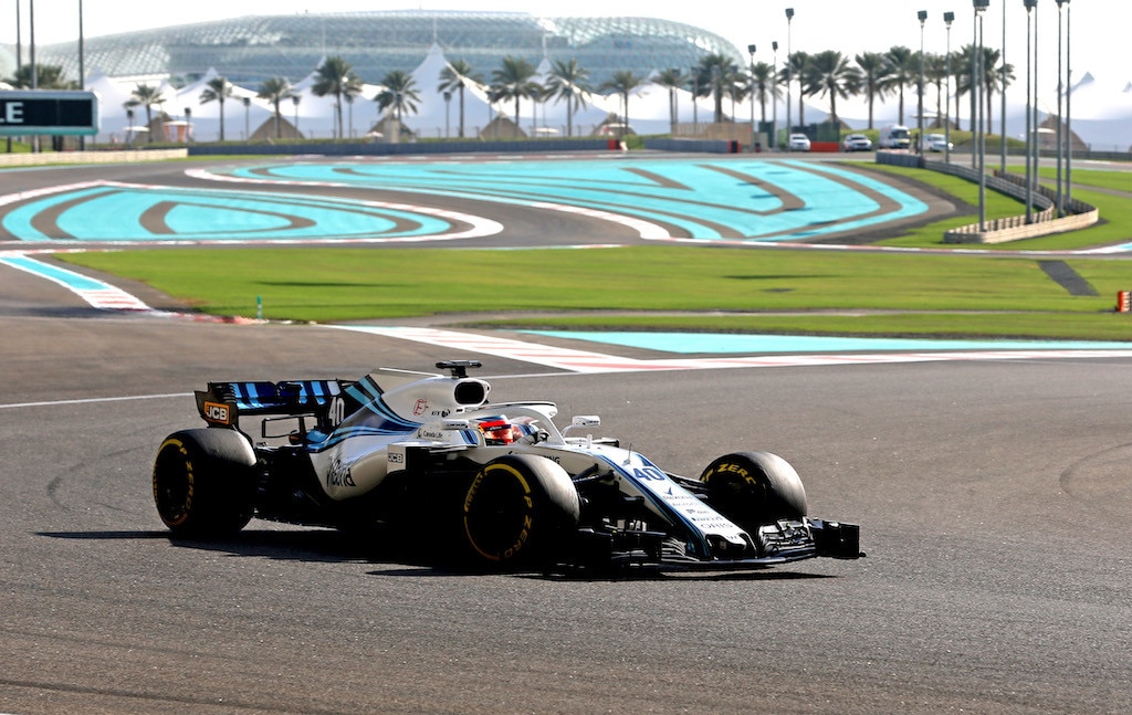 F1 Test Abu Dhabi, Kubica e Williams a scuola di Pirelli 2019