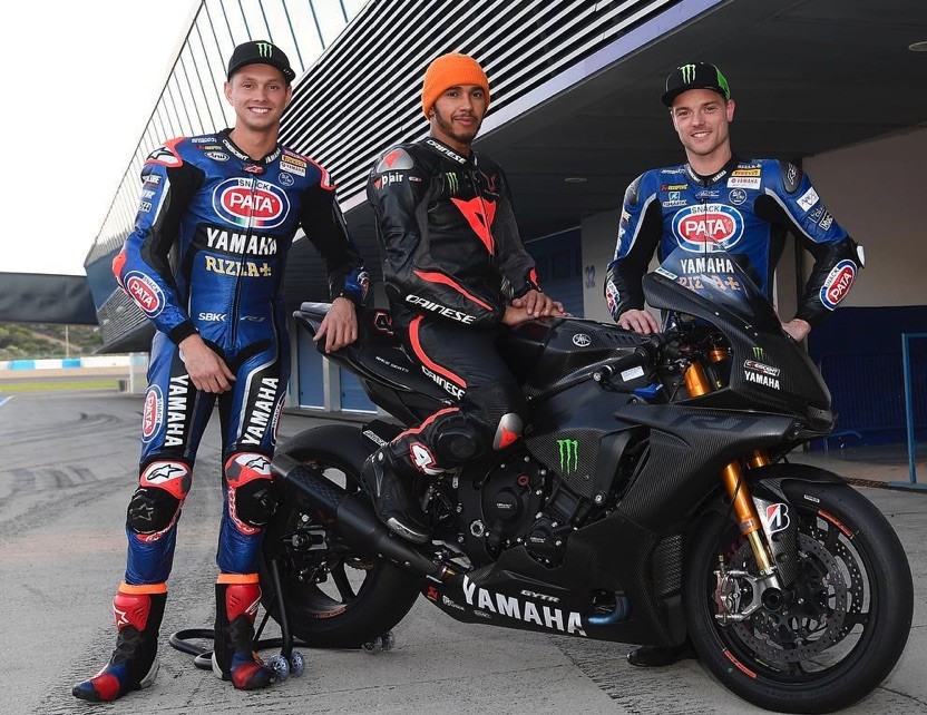 Hamilton, Jerez in sella: week end su Yamaha per Lewis