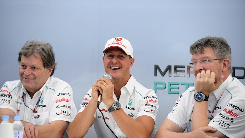 Brawn: etica e disciplina il contributo Schumacher in Mercedes