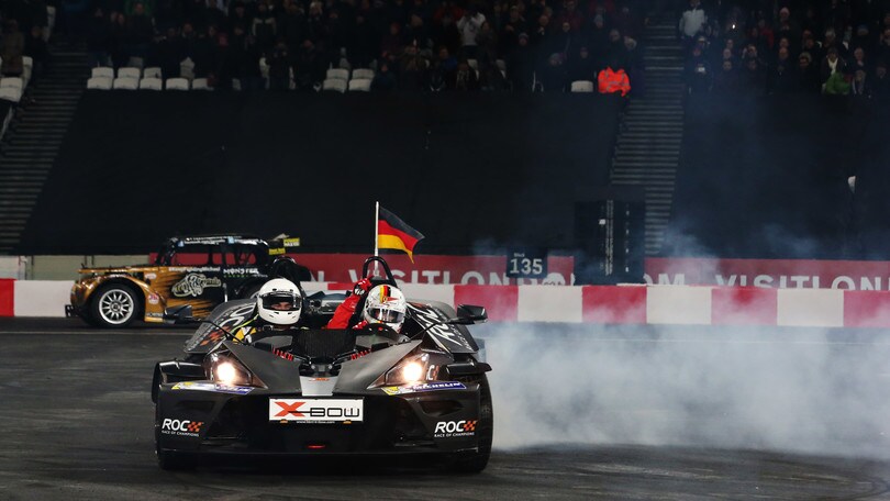 Vettel e Schumi jr. alla Race of Champions