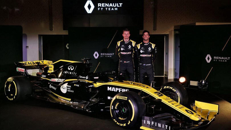 Formula 1, Renault presenta la livrea della RS 19 e fissa l'obiettivo: avvicinarsi ai top team