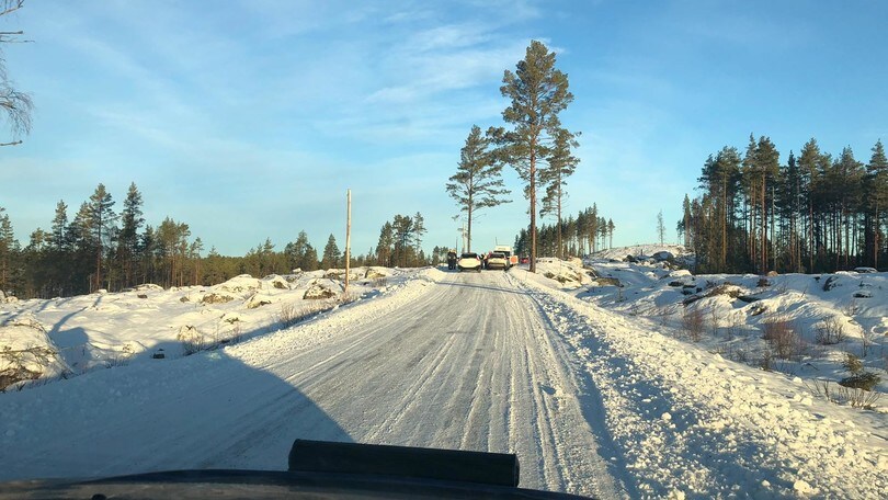 Rally di Svezia, la neve si scioglie