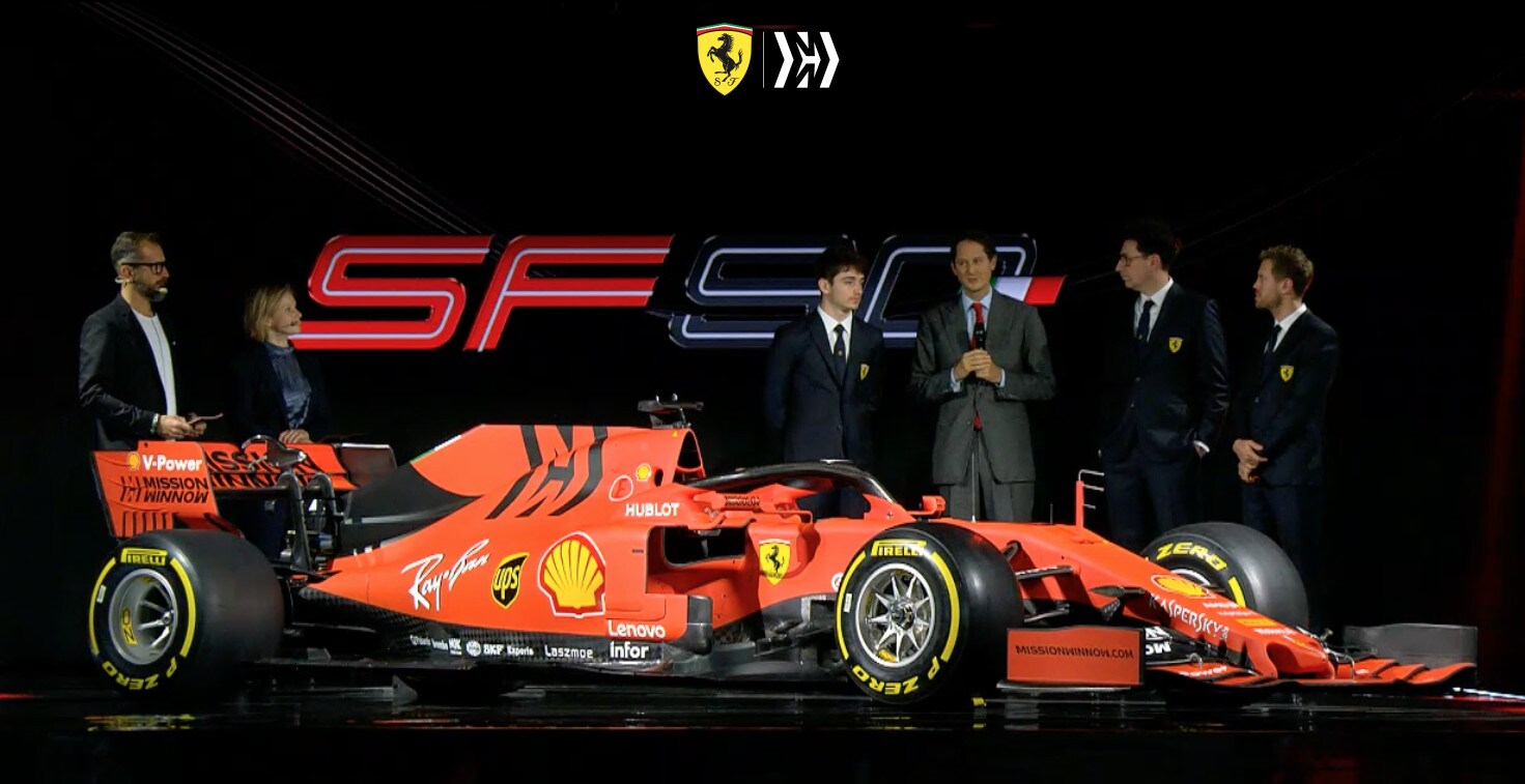 Presentazione Ferrari SF90, John Elkann: "Macchina bellissima e competitiva"