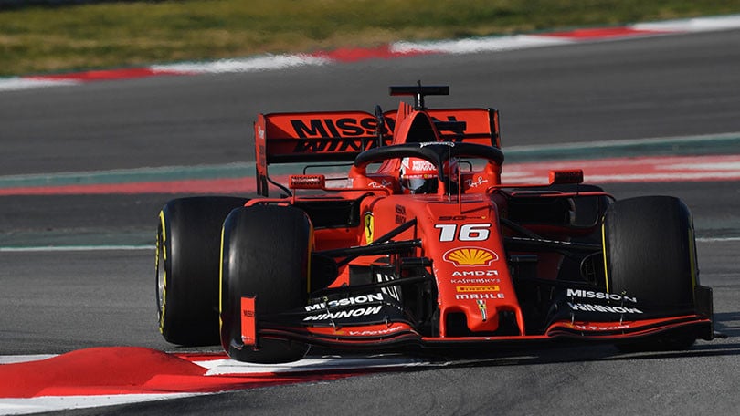 Formula 1, test Barcellona, day7: Leclerc boss in modalità qualifica