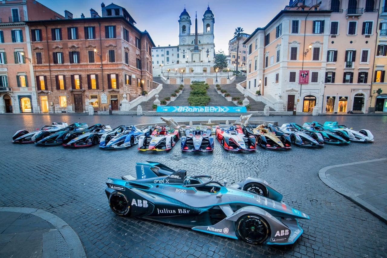ePrix di Roma, le Gen2 in Piazza di Spagna