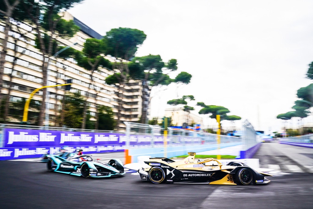 ePrix di Roma, che lotta tra Evans e Lotterer