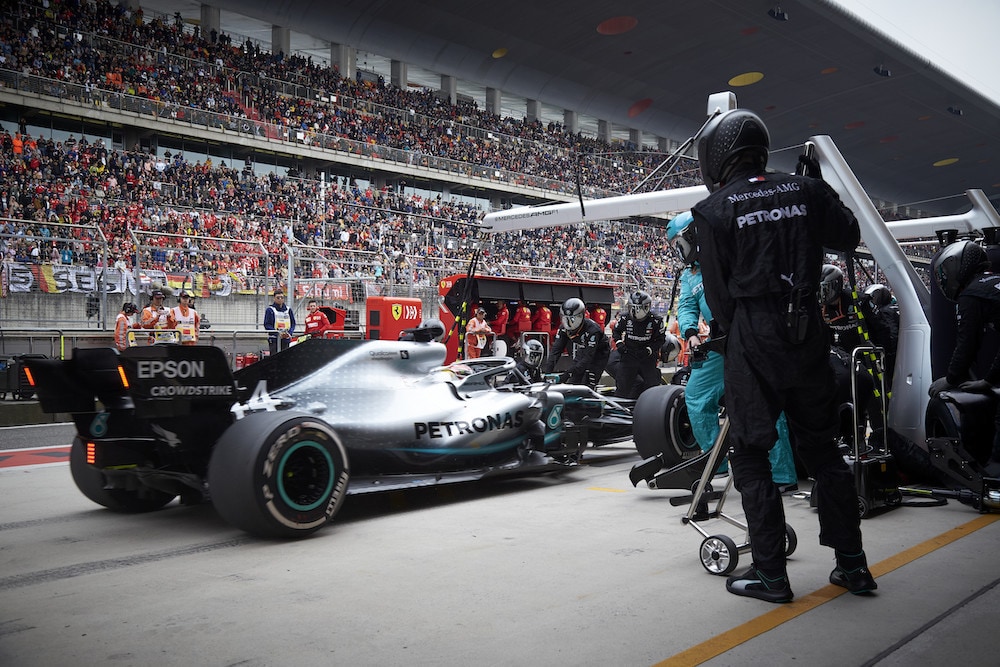 F1: Mercedes, com'è nata la decisione del doppio pit Hamilton-Bottas