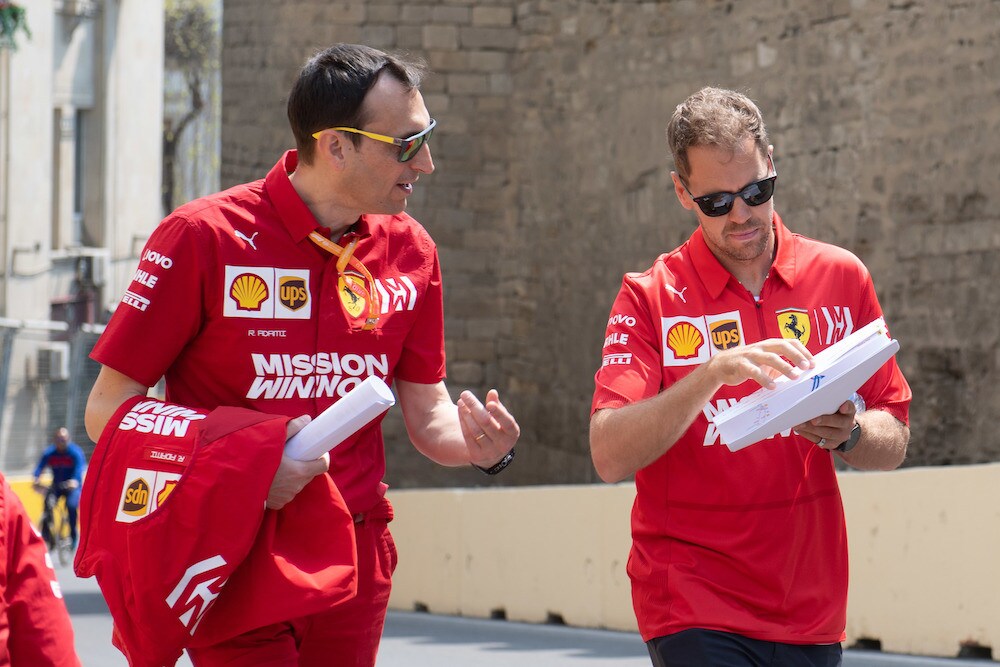 GP Baku: Vettel cerca in pista i progressi delle simulazioni