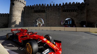 F1, GP Azerbaijan: libere 2 con le Ferrari al top FOTO
