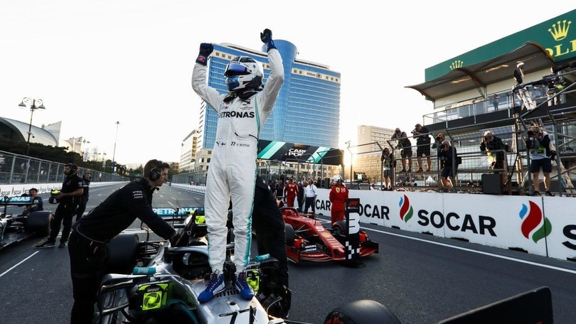 Live F1, qualifiche GP Azerbaijan: Mercedes in pole con Bottas