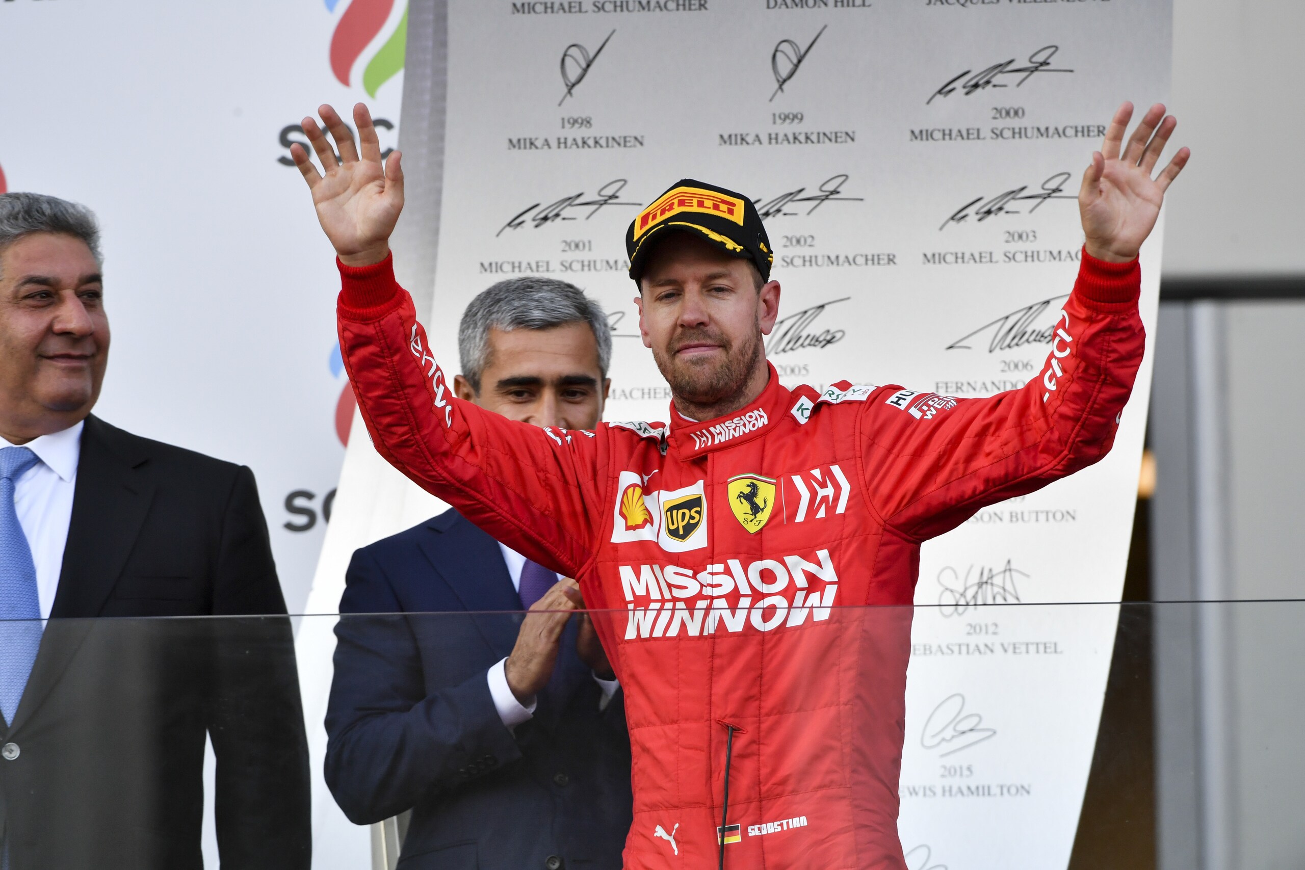 GP Azerbaijan, Vettel: "Per ora possiamo solo inseguire"