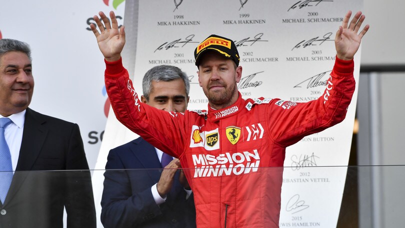 GP Azerbaijan, Vettel: "Per ora possiamo solo inseguire"