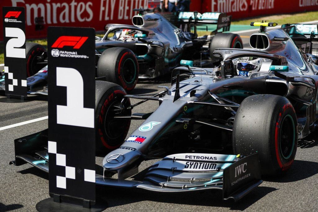 Live F1, qualifiche GP Spagna: Bottas in pole, 6 decimi a tutti