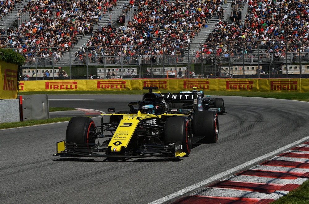Ricciardo GP Canada, lotta con Bottas misura la fiducia in frenata